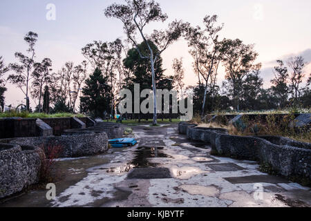 Torres de Chapultepec (navi di 4 serbatoi di stoccaggio di carcamo Dolores) Foto Stock