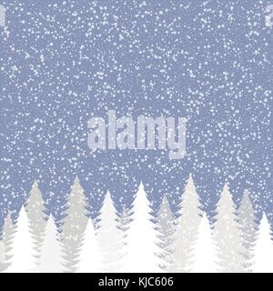 Il bianco della neve sullo sfondo Illustrazione Vettoriale