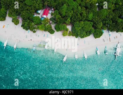 Piccola isola nel Pacifico Foto Stock