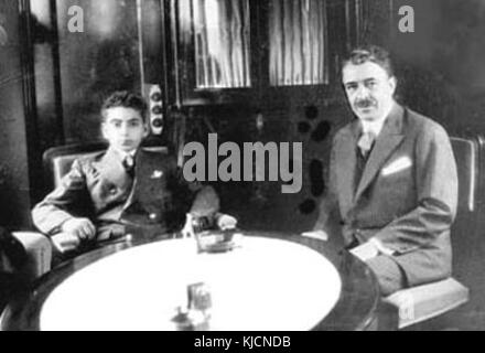 Crown Prince Mohammad Reza Pahlavi e Teymourtash2 Foto Stock