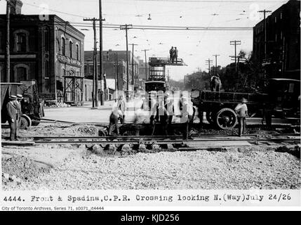 Parte anteriore e Spadina 1926 d Foto Stock