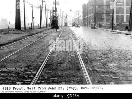 Parte anteriore e Spadina 1926 b Foto Stock