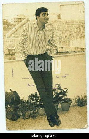 Firmato foto del film indiano attore Sunil Dutt Foto Stock