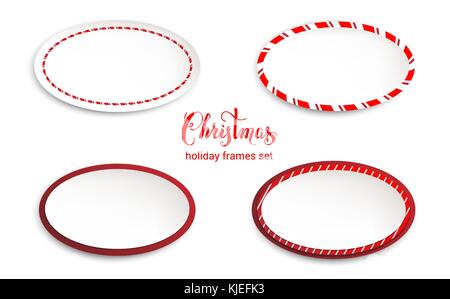 Holiday frame isolato Illustrazione Vettoriale