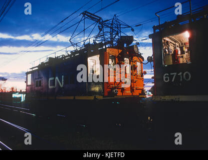 CN 6713 a Val Royal, Que. il 7 ottobre 1987 (22813616076) Foto Stock