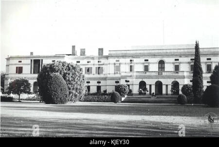 Teen Murti House vista frontale Foto Stock