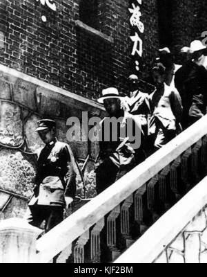 Zhou Enlai in Lushan 1937 Foto Stock