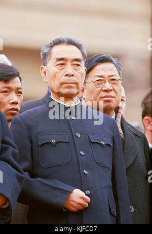 Zhou Enlai in Cina nel 1965 Foto Stock