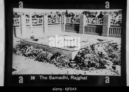 Di Gandhi Rajghat samadhi Foto Stock