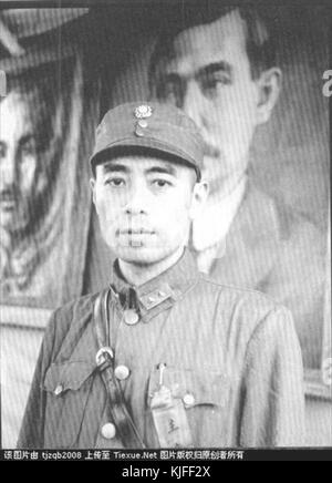 1937 Zhou Enlai in NRA uniforme Foto Stock