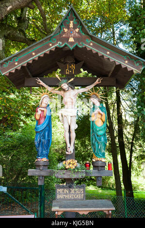 Santuario vicino a Schloss Ort a Gmunden, Austria superiore, Austria, Europa Foto Stock