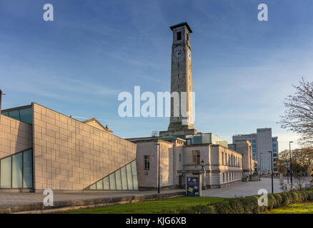 Southampton Civic Centre, Southampton, Hampshire, Inghilterra, UK, Regno Unito Foto Stock