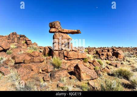 Gigantesco parco giochi, una roccia naturale giardino di Keetmanshoop, Namibia. Foto Stock