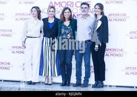 Roma, Italia. 23 nov, 2017. espressi durante il photocall del film in italiano "amori che non sanno stare al mondo" diretto da Francesca Comencini credito: Matteo nardone/Pacific press/alamy live news Foto Stock