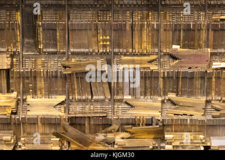 Vecchia stampa offset nei Paesi Bassi Foto Stock