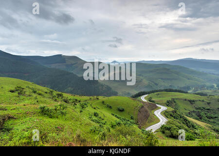 La guida attraverso le colline di sabie in Sud Africa. Foto Stock