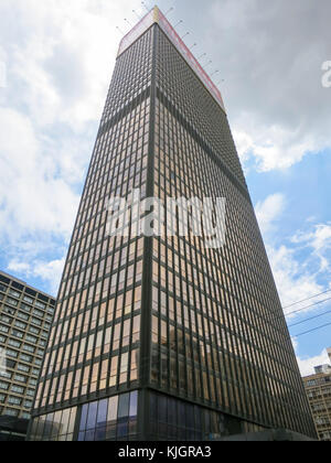 Johannesburg, Sud Africa - 17 gennaio 2012: città premere edificio a Johannesburg Central Business District. Foto Stock