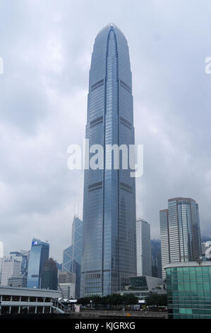 Hong kong - Maggio 31, 2008: Hong Kong International Finance Centre 2, IFC 2 (415.8m) completata nel 2003. Foto Stock