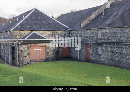 Glenfiddich Distillery, Dufftown, Speyside, Scotland, Regno Unito Foto Stock