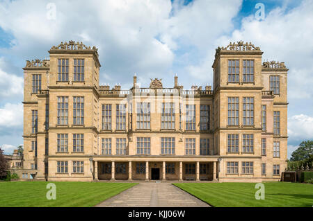 HARDWICK HALL (1590-97) CHESTERFIELD DERBYSHIRE REGNO UNITO Foto Stock