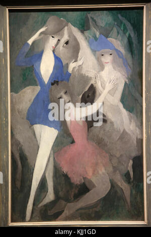 MusŽe de l'Orangerie, Parigi. Marie Laurencin, Danseuses espagnoles, vers 1920-1921. Huile sur toile. La Francia. Foto Stock