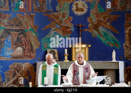 Roman Catholic mass. Saint-Martin. La Francia. Foto Stock