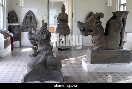 Il museo di scultura Cham. Danang. Il Vietnam. Foto Stock