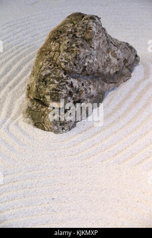 Rock Giapponese giardino zen. La Svizzera. Foto Stock