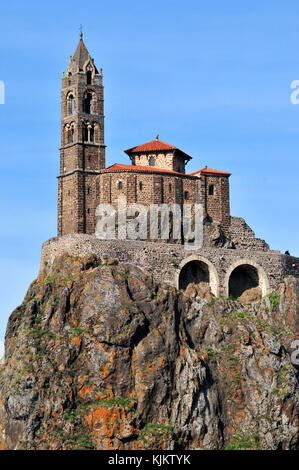 Saint-Michel d'Aiguille chiesa. Foto Stock