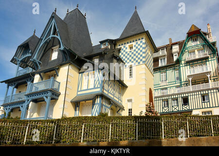 19o secolo di Trouville-sur-Mer. La Francia. Foto Stock