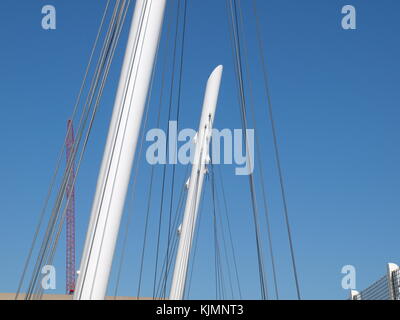 Mockingbird station trail collegamenti con ron kirk bridge park Foto Stock