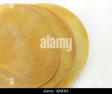 Indiano papadum gustoso alimento Foto Stock