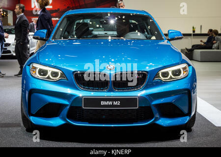 Ginevra, Svizzera - 1 Marzo 2016: Nuova 2017 BMW M2 Coupe auto presentati presso la 86Geneva International Motor Show. Foto Stock