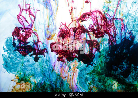 Abstract e molto colorato motion blur sullo sfondo Foto Stock