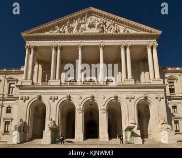 Il Parlamento portoghese edificio, Palacio de Sao Bento, Lisbona, Portogallo. Foto Stock