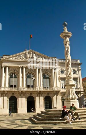 Il municipio, Lisbona. Foto Stock