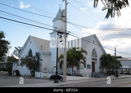 Newman chiesa metodista, key west Historic District, Florida. Foto Stock