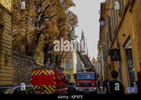 Scene di Aix-en-Provence, Francia Foto Stock