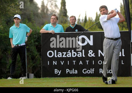 Mallorca, Spagna. 26 nov, 2017. golfista Jose Maria Olazabal durante la quinta edizione del solidale il torneo di golf a Maiorca sabato 26 novembre 2017. Credito: gtres información más comuniación sulla linea, s.l./alamy live news Foto Stock