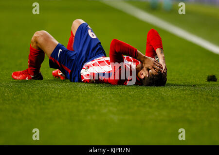 Madrid, Spagna. Il 29 Novembre, 2017. Lucas Hernandez Pi (19) Atletico de Madrid il giocatore. La Copa del Rey tra Atlético de Madrid vs Elche CF a Wanda Metropolitano stadium in Madrid, Spagna, 29 novembre 2017 . Credito: Gtres Información más Comuniación on line, S.L./Alamy Live News Foto Stock