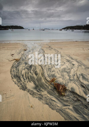 Halfmoon Bay, l'isola di Stewart, Nuova Zelanda Foto Stock