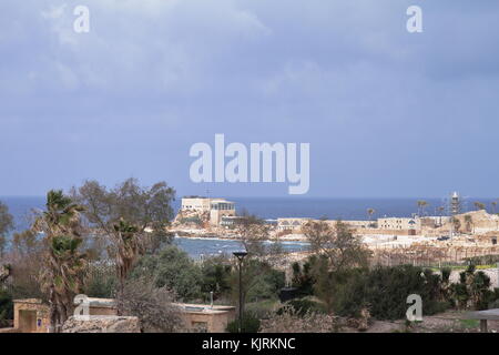 Cesarea vecchio rovinato città - Israele Foto Stock