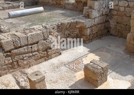 Cesarea rovine - Israele Foto Stock