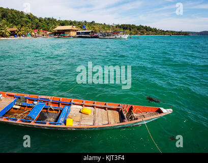 Barche da pesca in kep,Cambogia Foto Stock