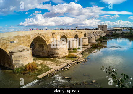 Moschea-cattedrale, Mezquita-Catedral e ponte romano, Córdoba, Andalusia, Spagna Foto Stock