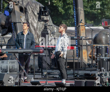 Tom Grennan Live on Stage a Londra per F1 Live Event. Foto Stock