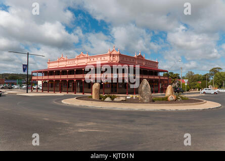 Williams Club Hotel (1906) Glen Innes è una parrocchia cittadina e sulla Northern alpeggi, nella regione del New England del Nuovo Galles del Sud, Australia. È Foto Stock