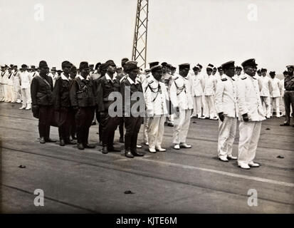 La resa giapponese agli Alleati nel Teatro di guerra in Estremo Oriente. Foto Stock