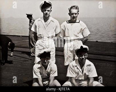 La resa giapponese agli Alleati nel Teatro di guerra in Estremo Oriente. Foto Stock