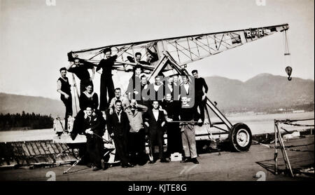 La resa giapponese agli Alleati nel Teatro di guerra in Estremo Oriente. Foto Stock